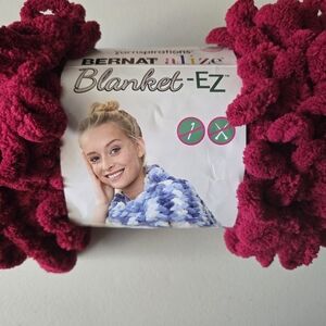 Blanket-EZ Yarn - Rich Burgundy